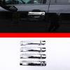 ABS Silver For Toyota Tundra 2014- Interior Modified Car Center Control Decorative Strip Sticker Car Accessories