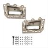 DT08 2Pcs Left&Right ide Interior Door Handle Set for Jeep Grand Cherokee 2005-2011 Rear