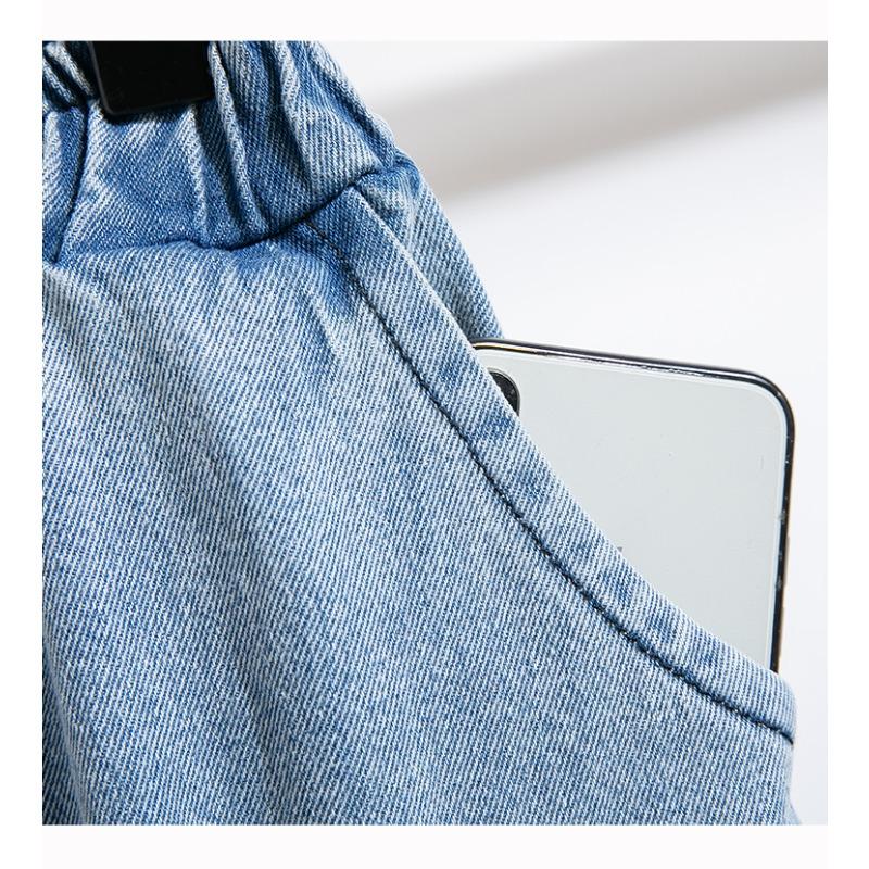 DIMANAF 2026 Sommer Neu Übergröße Damen Vintage Gerade Jeans Locker Weiter Bein Lange Jeansmode Lday