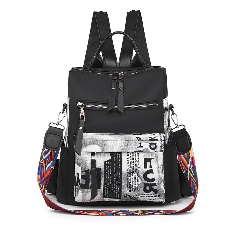 

1Pc Oxford Women s Backpack Patchwork Female Travel Backpacks for Women Fashion Backpack Bags Woman