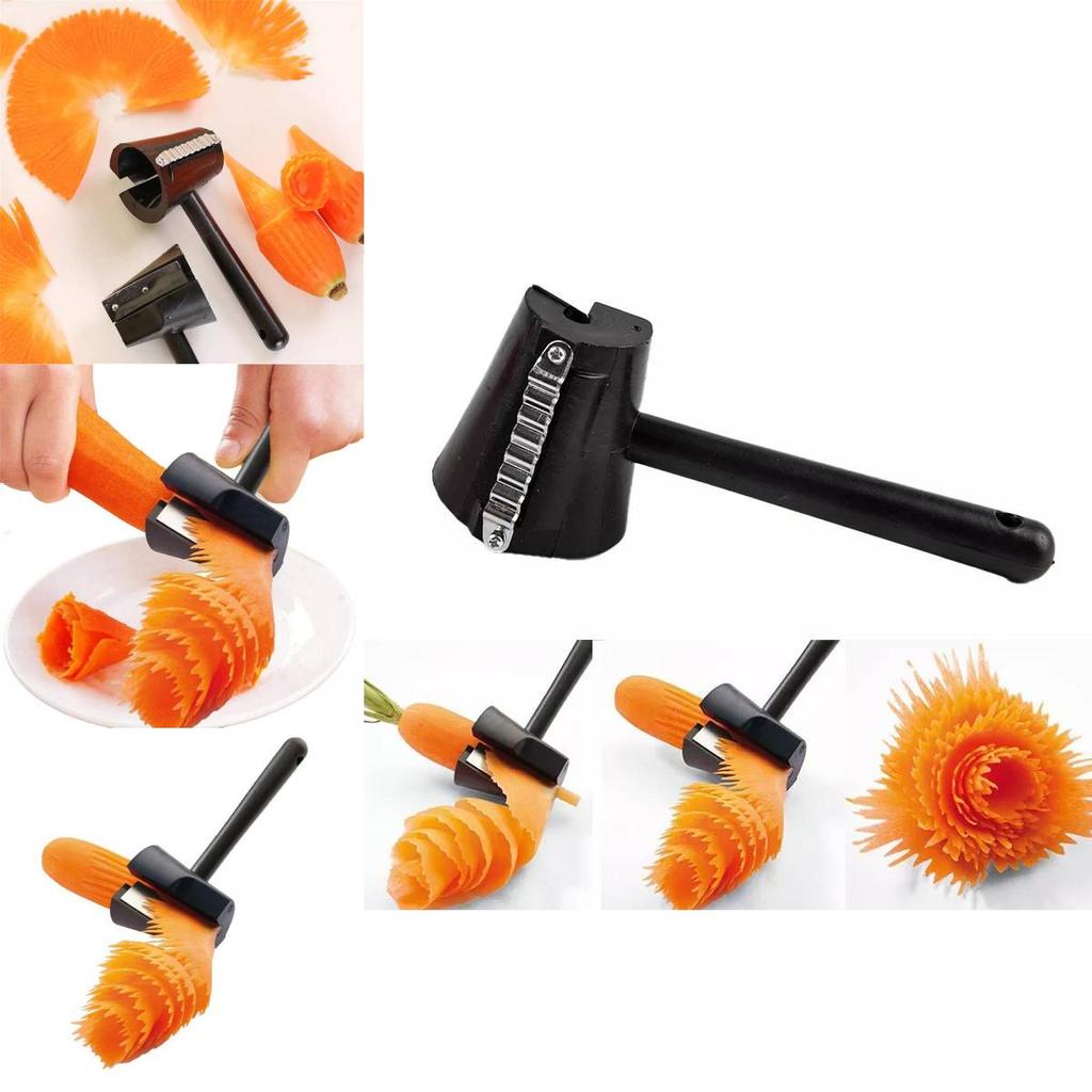 Versatile Spiral Funnel Slicer Multi-function Kitchen Peeler Decorative Cutter