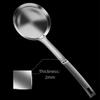 Comfortable Handle Stainless Steel Oil Skimmer Reusable Kitchen Strainer  Restaurant Supplies