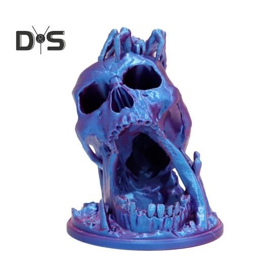 

Хэллоуин Череп Фигурка Жуткий 3D Печатный Череп Паука Статуэтка из Смолы Скульптура Домашний Офис Рабочий Стол Книжная Полка Украшение Орнамент Фестиваль Подарок красный/синий