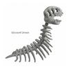 Dinosaur Skeleton Headpiece Soft Skull Huggable for Halloween