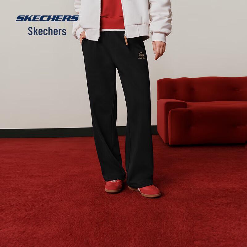 Skechers Women s L126W003 Wide-Leg Sweatpants M