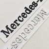3D ABS Car Badge Rear Trunk Logo Mercedes-Benz Sticker Emblem Decoration For Mercedes Benz AMG W108 W124 W126 W140 W205 W201