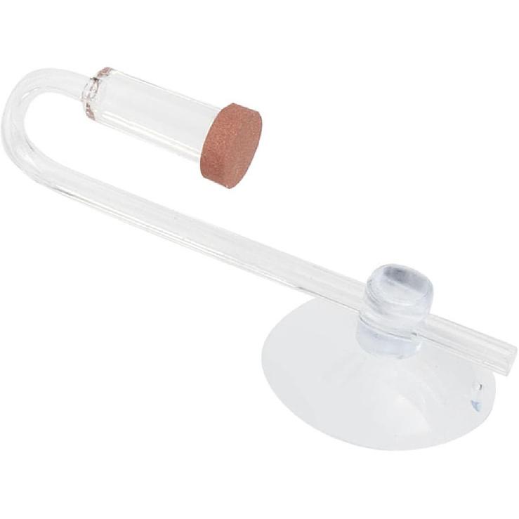 GLOGLOW Co2 Diffuser, Transparent Acrylic CO2 Diffuser Atomizer Bubble Counter with Suction Cup for Aquarium Plants Water GrassAir Pump Accessories