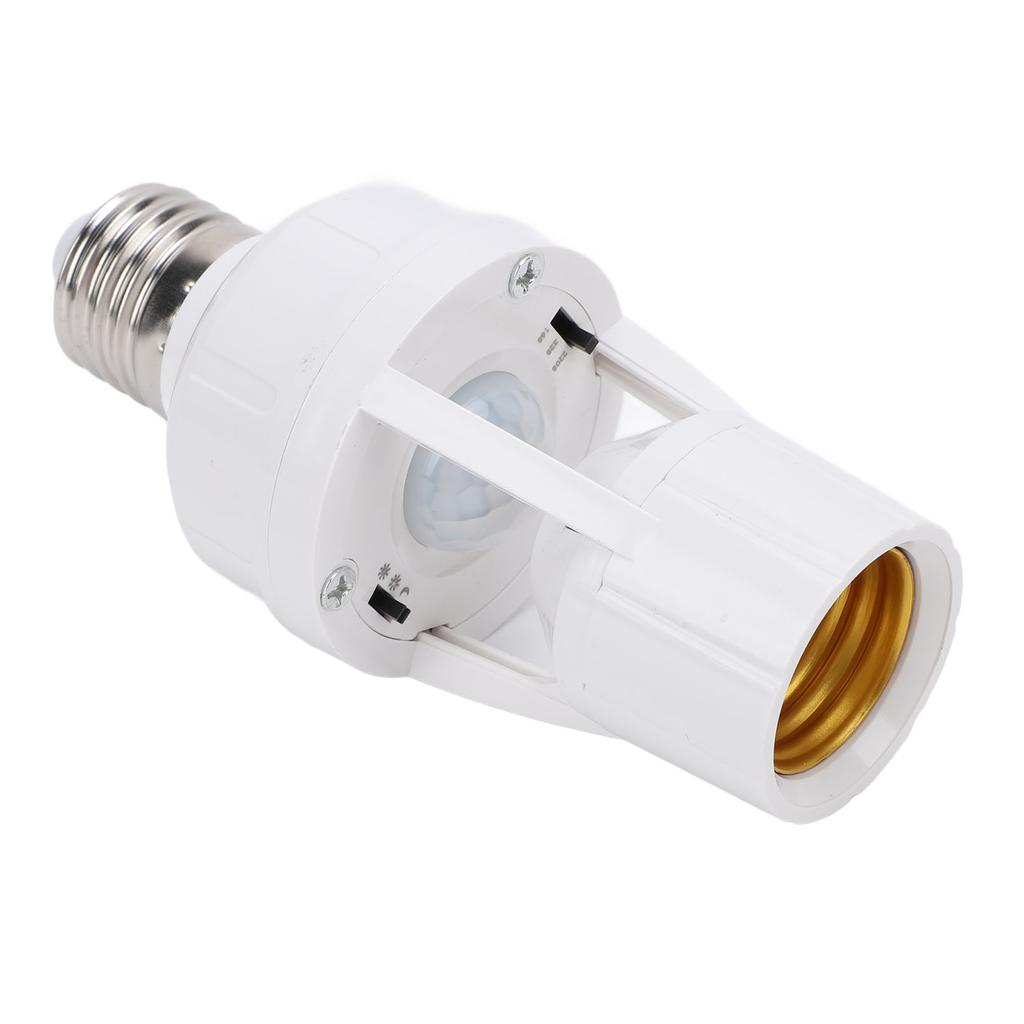 Motion Sensor Light Socket E27 Screw Light Bulb Holder LED Infrared Motion Sensor Lamp Switch Socket