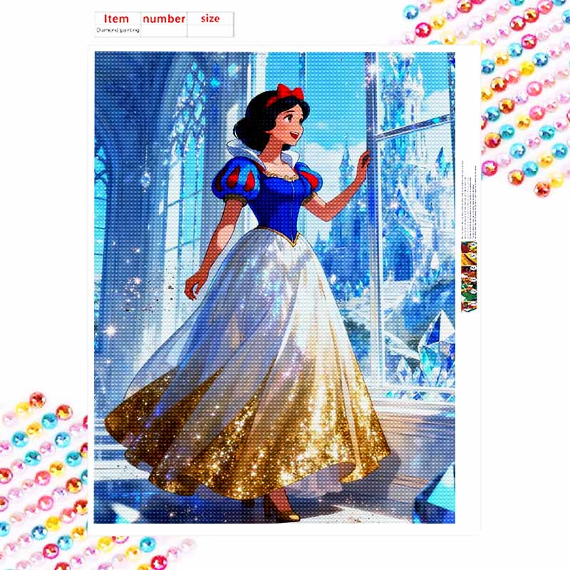 Disney Diamond Painting Kit Snow White 5D Diamond Art Home Decor Creative Handmade Gift