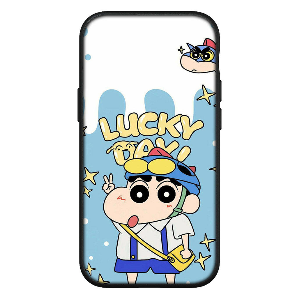 Cover for iPhone 17 16 15 Xiaomi Poco Redmi Note 14 13 12 X Pro Max Samsung Galaxy S25 S24 S23 OPPO Huawei Comics Crayon Shin Chan Shinchan Phone Case
