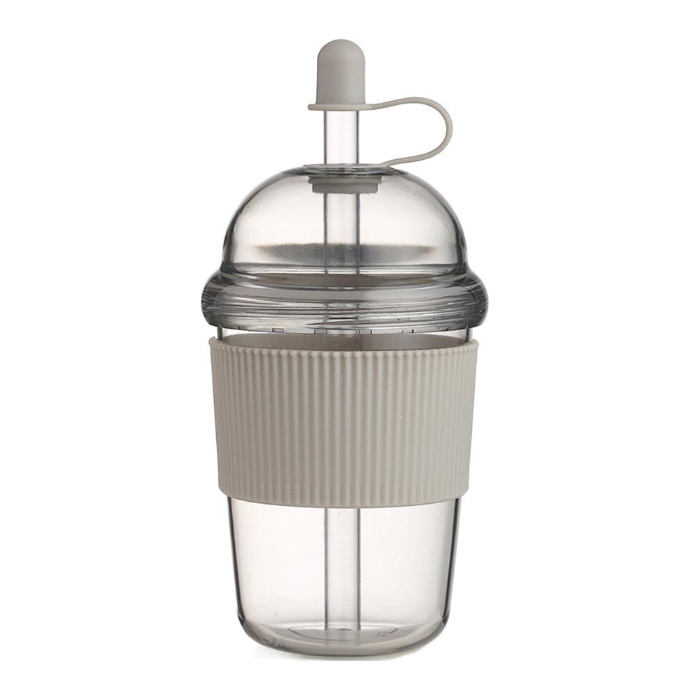 

With Straw Straw Cup 630ML Tea Cup Portable Milk Tea Cup For Tea сірий