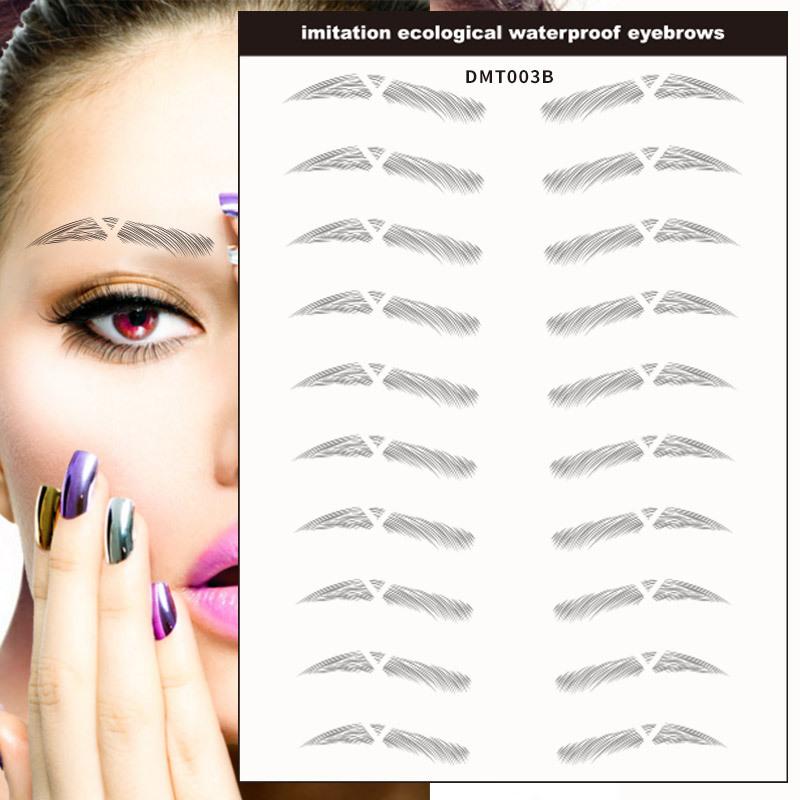 Eyebrow Sticker 6D Simulated Eyebrow Sticker Ecological Bionic Eyebrow Lazy Eyebrow Sticker Template Eyebrow Sticker Eyebrow Tattoo Sticker