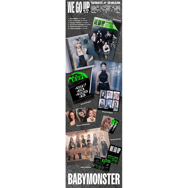 [Pre-ordine] BABYMONSTER 2° MINI ALBUM [WE GO UP] (+Vantaggio online)