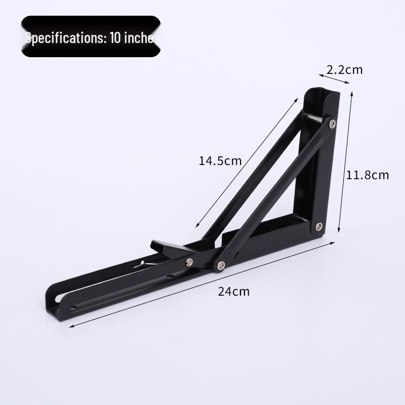 Thickened Stainless Steel Foldable Triangle Shelf Bracket for Wall Support