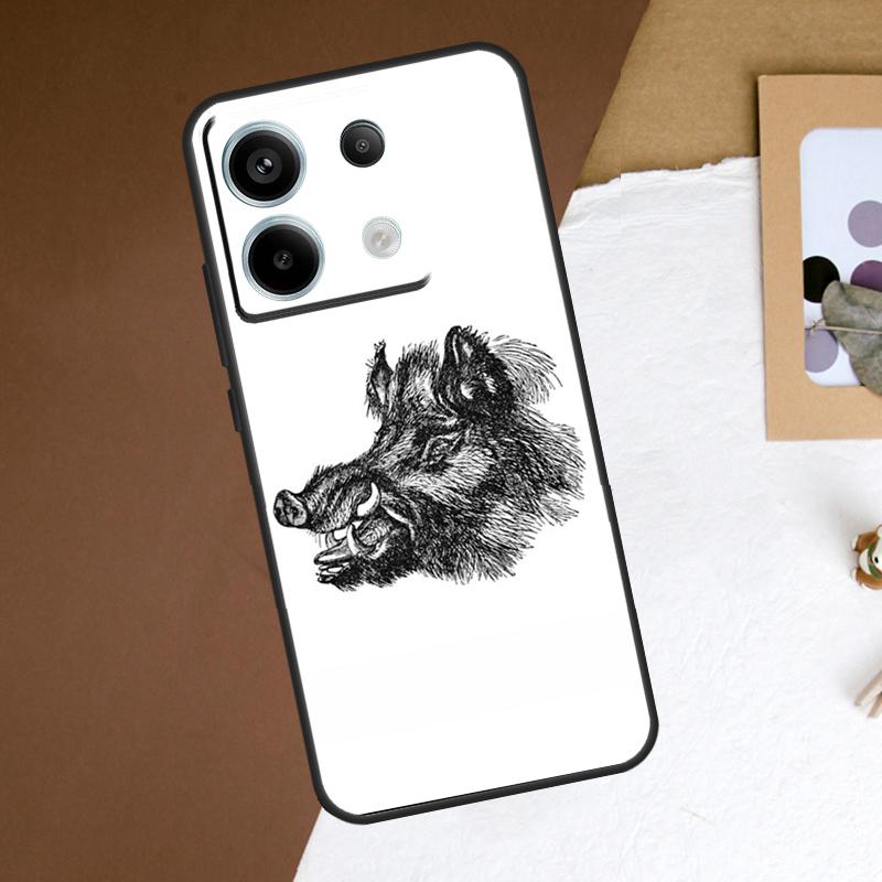 

Wild Boar Case For Xiaomi Redmi Note 13 Pro Plus Note 12 11 9 10 11S 10S 12S Redmi 13C 10C 12C Cover Redmi Note 9 Pro