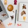 50 Equestrian Graffiti Stickers Water Cup Mobile Box Waterproof Decorative Stickers Creative Equestrian Stickers
