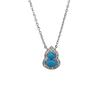 Egyptian/New Chinese Turquoise Gourd Necklace Female White National Tide Inlaid Retro Premium Lucky Clavicle Chain