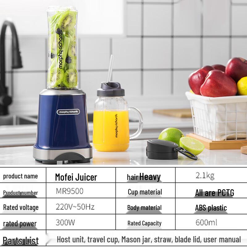 Morphy Richards 0.6L Portable Juicer Blender