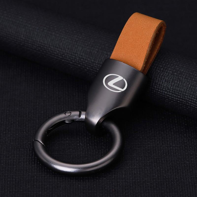 

Metal Car Keychain Key Decoration Ring Anti-Loss Pendant For Lexus ES300 RX330 RX300 GS300 IS250 IS200 CT200h NX RX Accessories коричневий