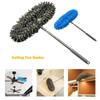 Stretchable Design Dusting Rod Stainless Steel Ceiling Fan Duster Cleaning Duster  Home Maintenance