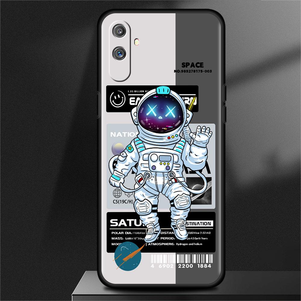 Soft Case For Oppo Realme 8 C21Y C21 GT Neo 2 Pro 3 7 9 Pro 8i 6 C11 9i C35 C15 Master C12 C3 Phone Cover Fashion Cool Astronaut