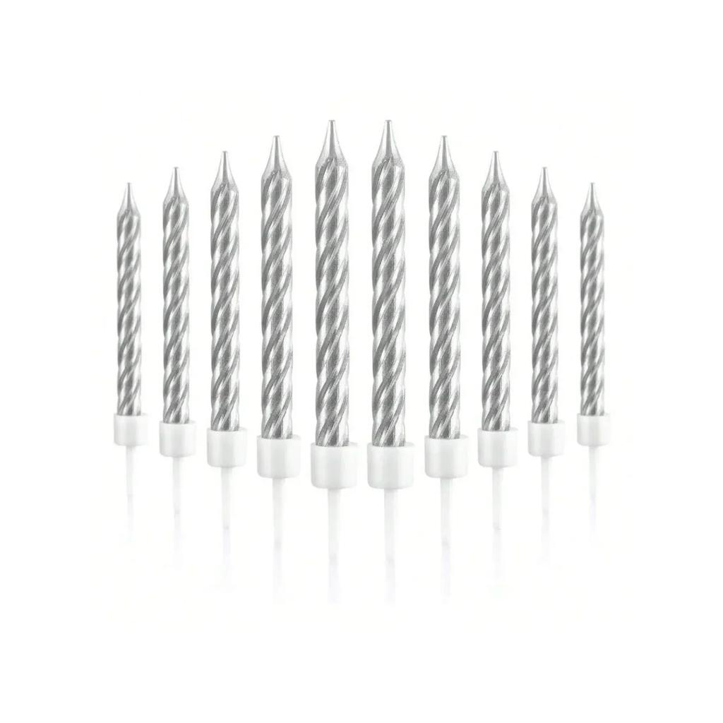 10 stk Gradient Bursdagskakelys Perfekt Jule Bryllupstema Fest Bursdagskakedekorasjoner