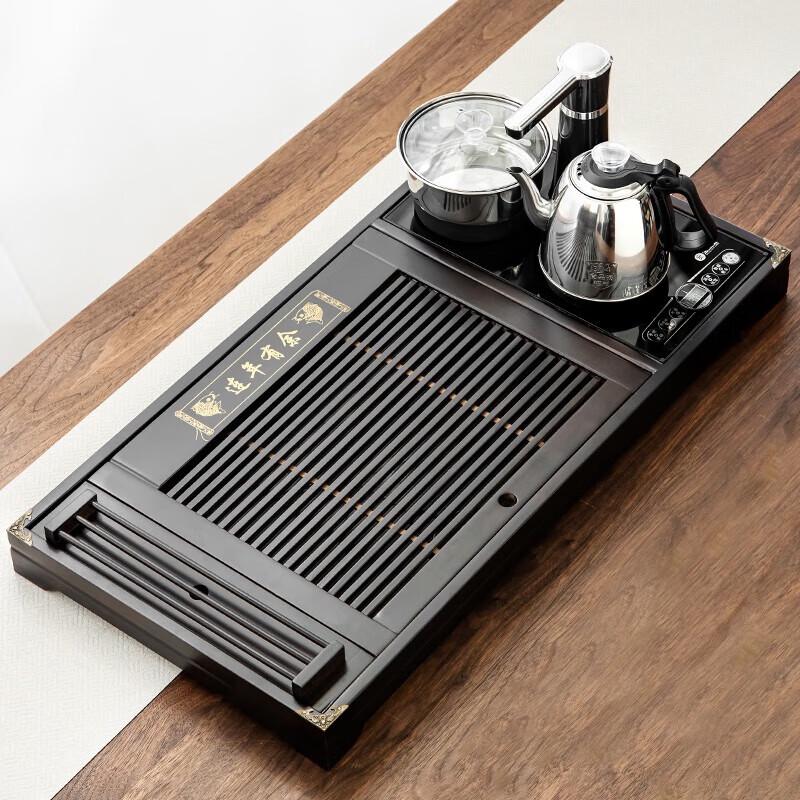 Traditional Chinese Solid Wood Tea Ceremony Set