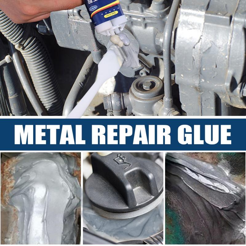 50/25ml Metaalreparatie Lijmen 2-in-1 Industriële AB Gietlijm Hittebestendig Koud Lassen Sterke Defect Reparatie Middel Gereedschap