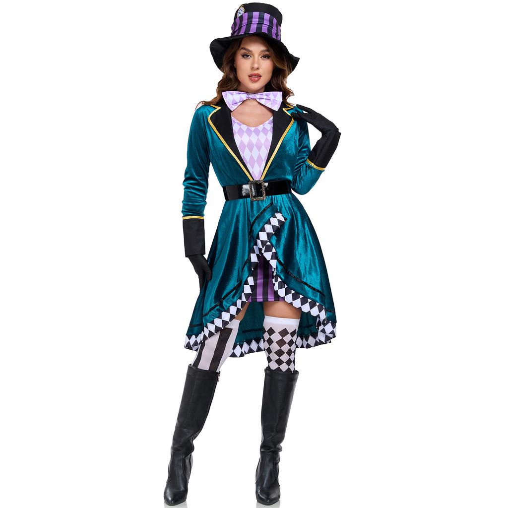 Magician costume halloween party costume cospay tamer stage costume