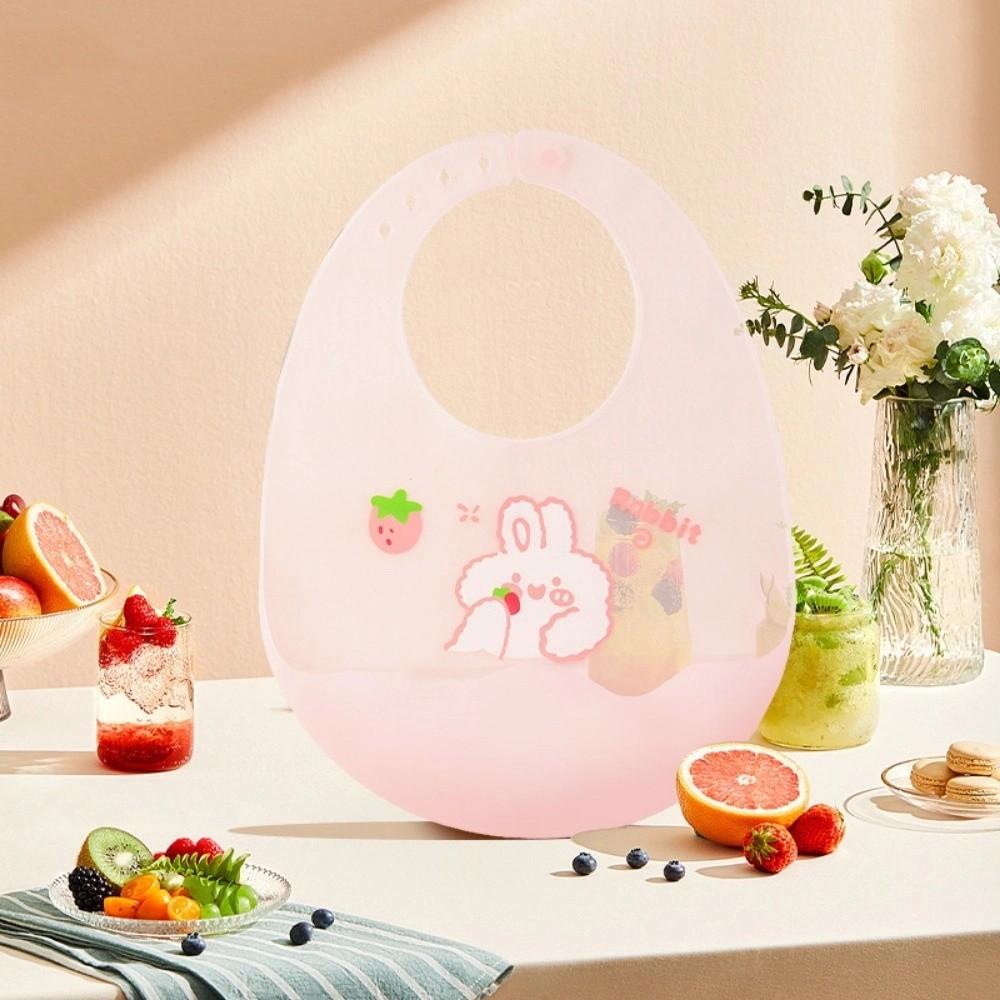 Silicone Baby Bibs Soft Baby Food Napkin Cute Children Food Apron  Baby Feeding Stuff