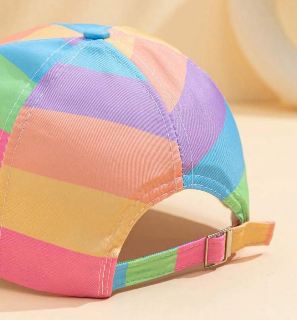 Sproutsy Dame Baseballcaps, Søt, Stilig, Fargerik, Utendørs, Regnbue (Pastell)