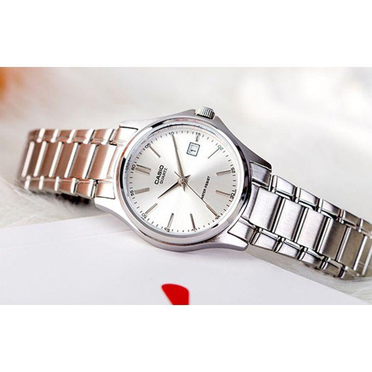 Casio Standard Series Waterproof Casual Retro Business Quartz Movement Stainless Steel Strap Watch Women Watches Silver LTP-1183A-7A