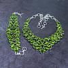 Peridot Gemstone Handmade 925 Sterling Silver Jewelry Set m9m25