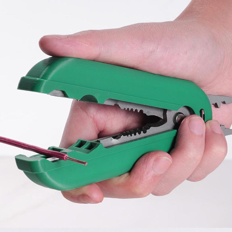 1Pcs Cable Cutter Crimper Tool Electrical Pliers Multi-Function Wire Stripper Electricians Cable Cutting Scissors Crimping Plier