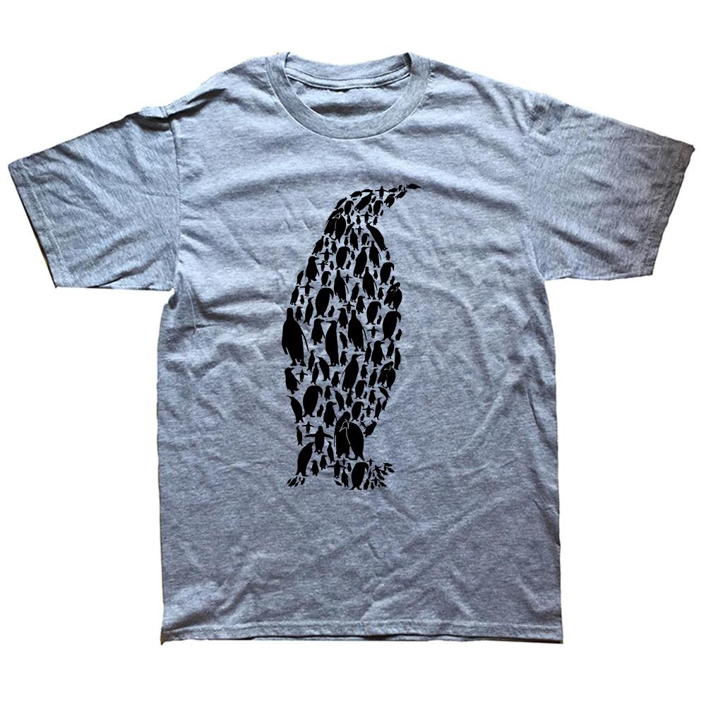 Penguins of the World Funny Animals Cute Penguin Tee Tops Round Neck ShortSleeve Fashion Tshirt Clothing Casual Basic Tshirts