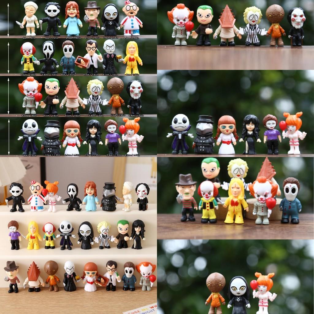 Der Clown Annabelle Klassischer Horrorfilm Charakter Modell Schreibtisch-Schmuckset Für Geisterparty-Dekoration Und Sammlerstücke Fans
