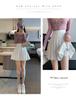 Women's Summer High-Waisted Pleated A-Line Skirt - Slimming, College Style, Anti-Exposure