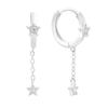 Silver Earrings with Cubic Zirkonia (2217138)