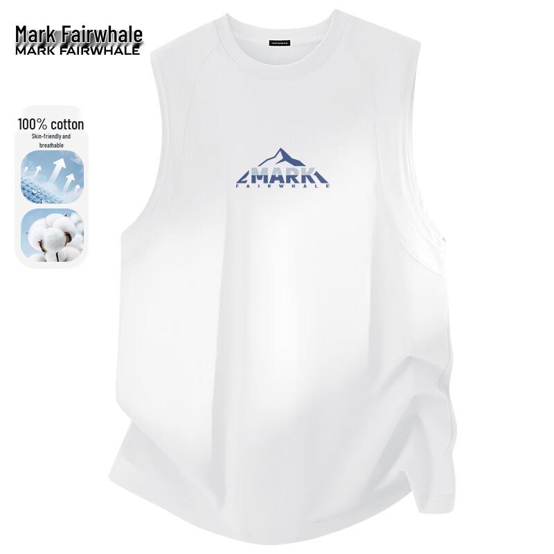 Mark Fairwhale Men s Pure Cotton Sleeveless T-Shirt XL