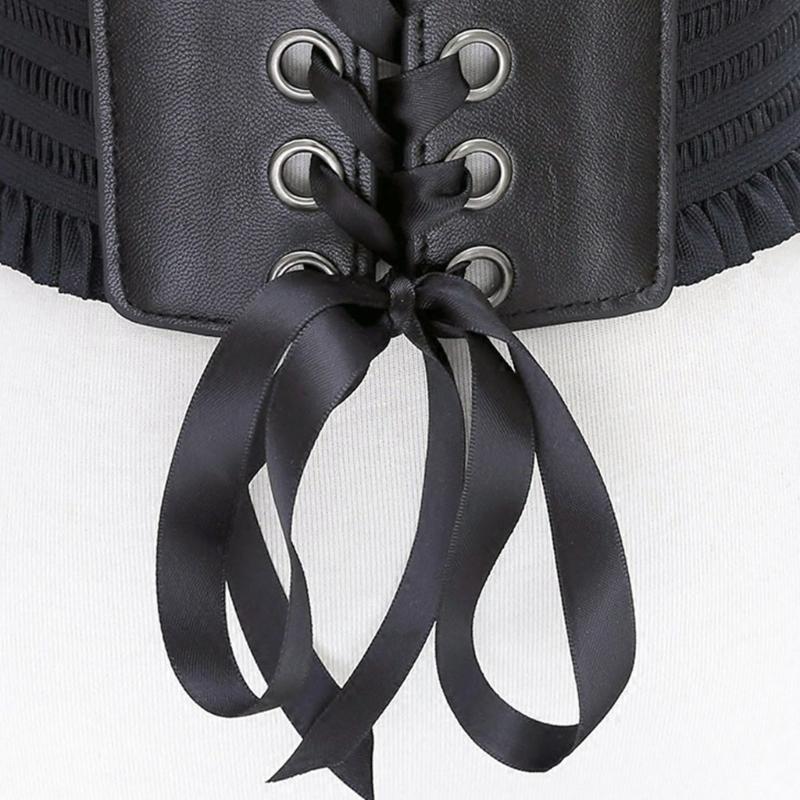 Women Girls Vintage Style Costume Waist Belt Body Shaper Steampunk Sexy Waist Bands Waist Decoration Daily Accessory