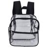 Rucksack für Pendler, Reisen, kleine Gegenstände, großes Fassungsvermögen, wasserdicht, aus transparentem Vinylmaterial, schmutzabweisend, geeignet zum Wandern und mehr.