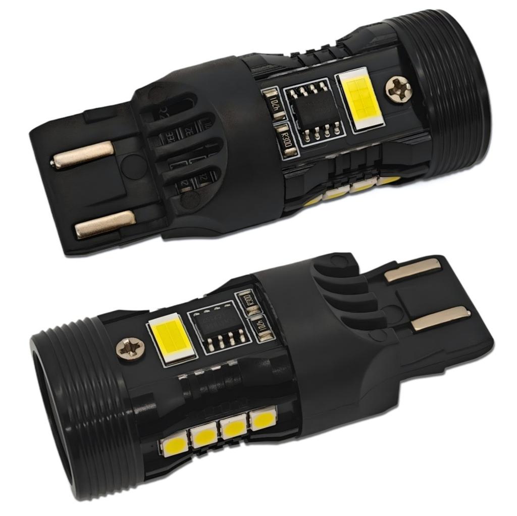 2 Pcs W21/5W LED Bulb 7443 12V No Error, White EU-USA Off-Road