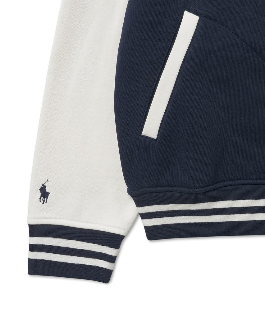 Polo Ralph Lauren Fleece Baseball Jacket - Navy