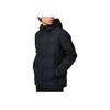 Li-Ning Wade Series Letter Print Hooded Short Down Jacket Men Jacket Black AYMS259-1-YC
