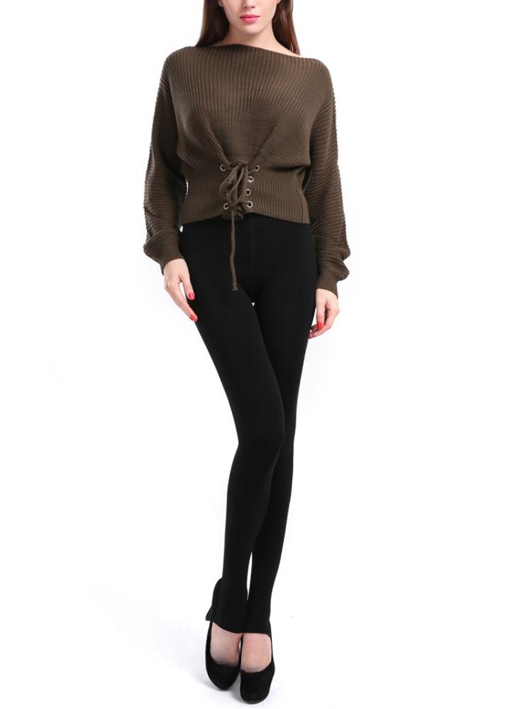 Winter Leggings Für Frauen Warme Leggins Einfarbig Samt Leggins Hohe Taille Leggings Stretchy Leggings dropshipping