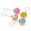 Portachiavi Spremibili Mini Panini al Vapore Carini Kawaii con Design Morbido Anti-Stress Perfetti per Decorazione Zaino Gadget per Feste Regali per Bambini