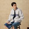 Li Ning Sports Lifestyle Series American Trend Retro Baseball Cardigan Button-Up Comfortable Casual Sweatshirt Unisex Sweatshirt AWDUF67-3