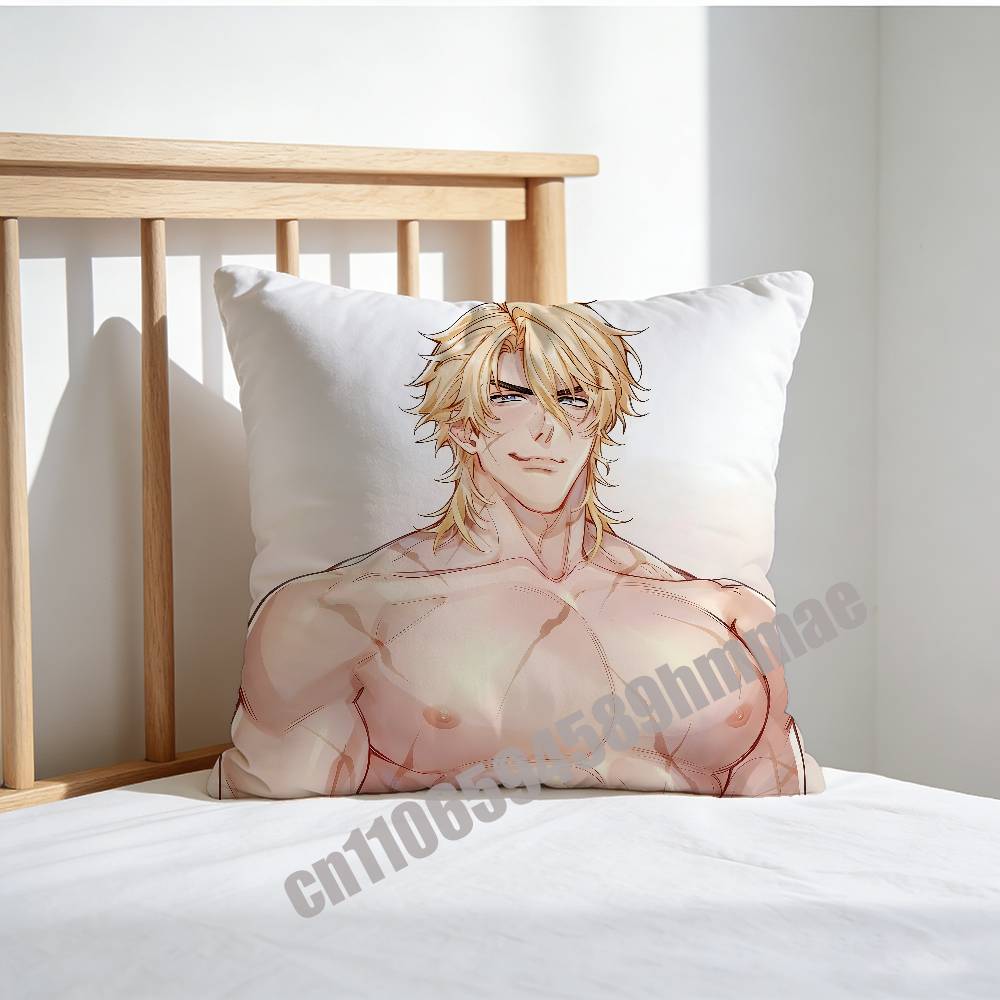For Varka Genshin Impact Throw Pillow Case Sham 30X30Cm 45X45Cm 50X50Cm Square Office Cushion Cover
