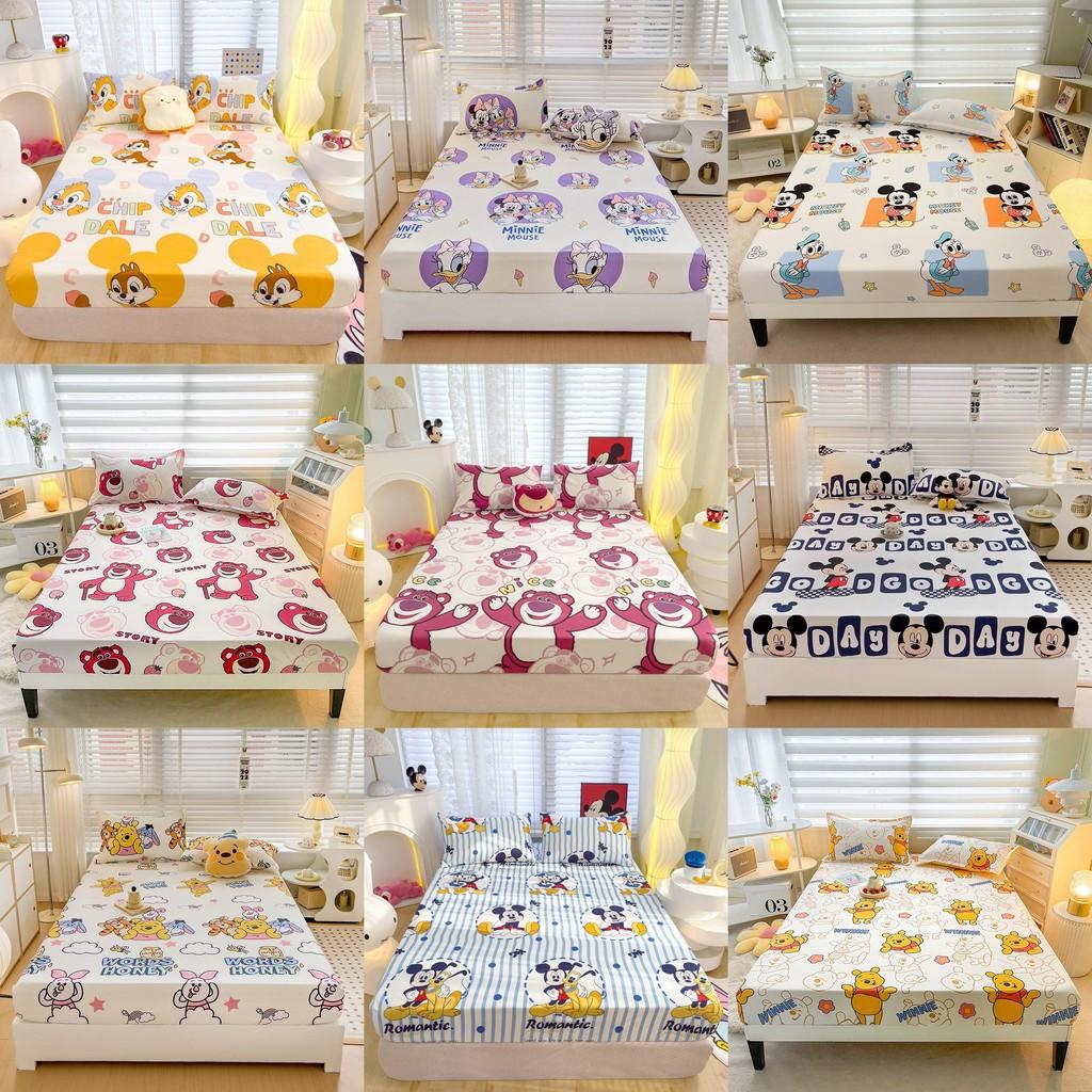 Toy Mouse Stitch Story Pattern Printing Bedspread Set Protective Cover
