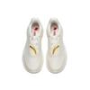 Cushioning Slip Resistant Abrasion Resistant Low Top Running Shoes Women's White Gold 122215501A-1